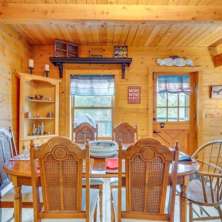 Secluded Black Hawk Log Cabin With Fire Pit! Extérieur photo