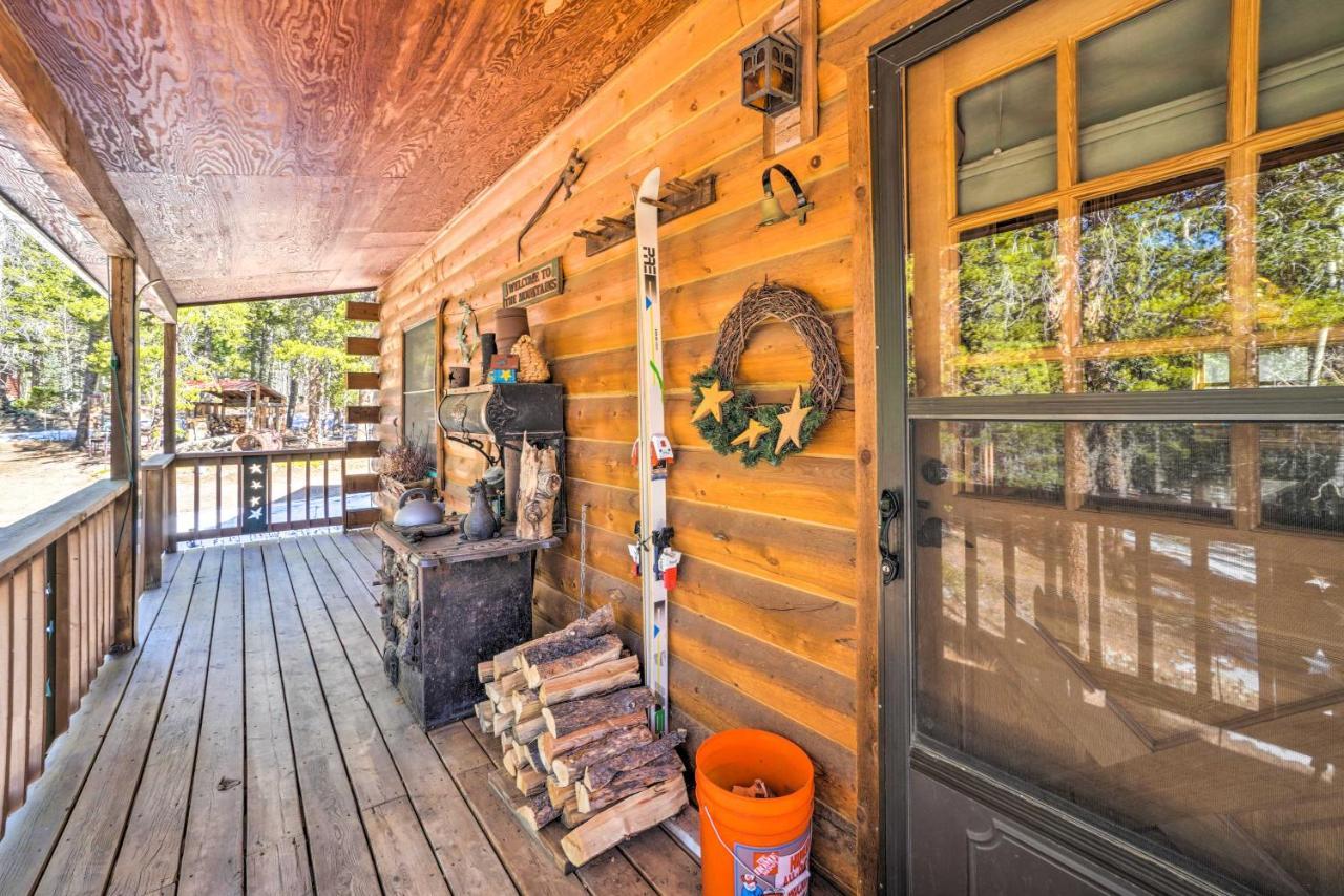 Secluded Black Hawk Log Cabin With Fire Pit! Extérieur photo