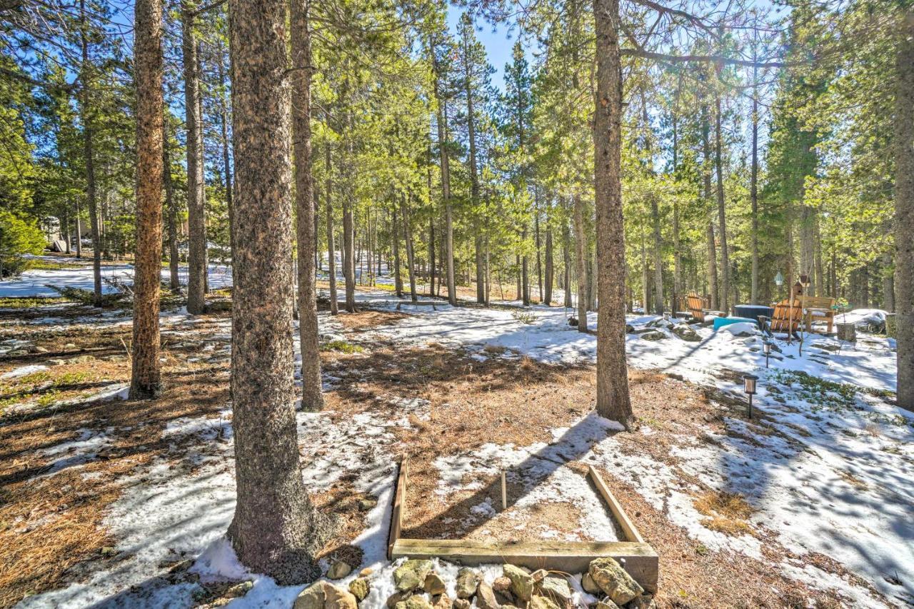 Secluded Black Hawk Log Cabin With Fire Pit! Extérieur photo