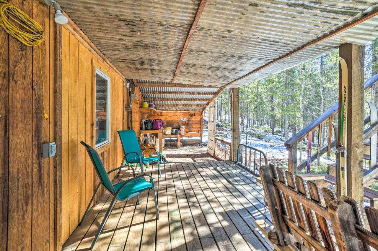 Secluded Black Hawk Log Cabin With Fire Pit! Extérieur photo
