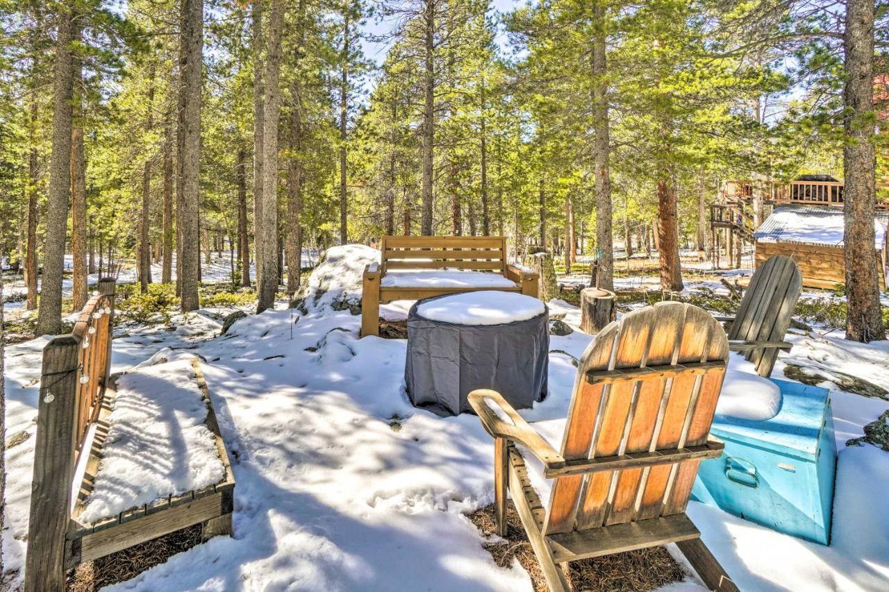 Secluded Black Hawk Log Cabin With Fire Pit! Extérieur photo