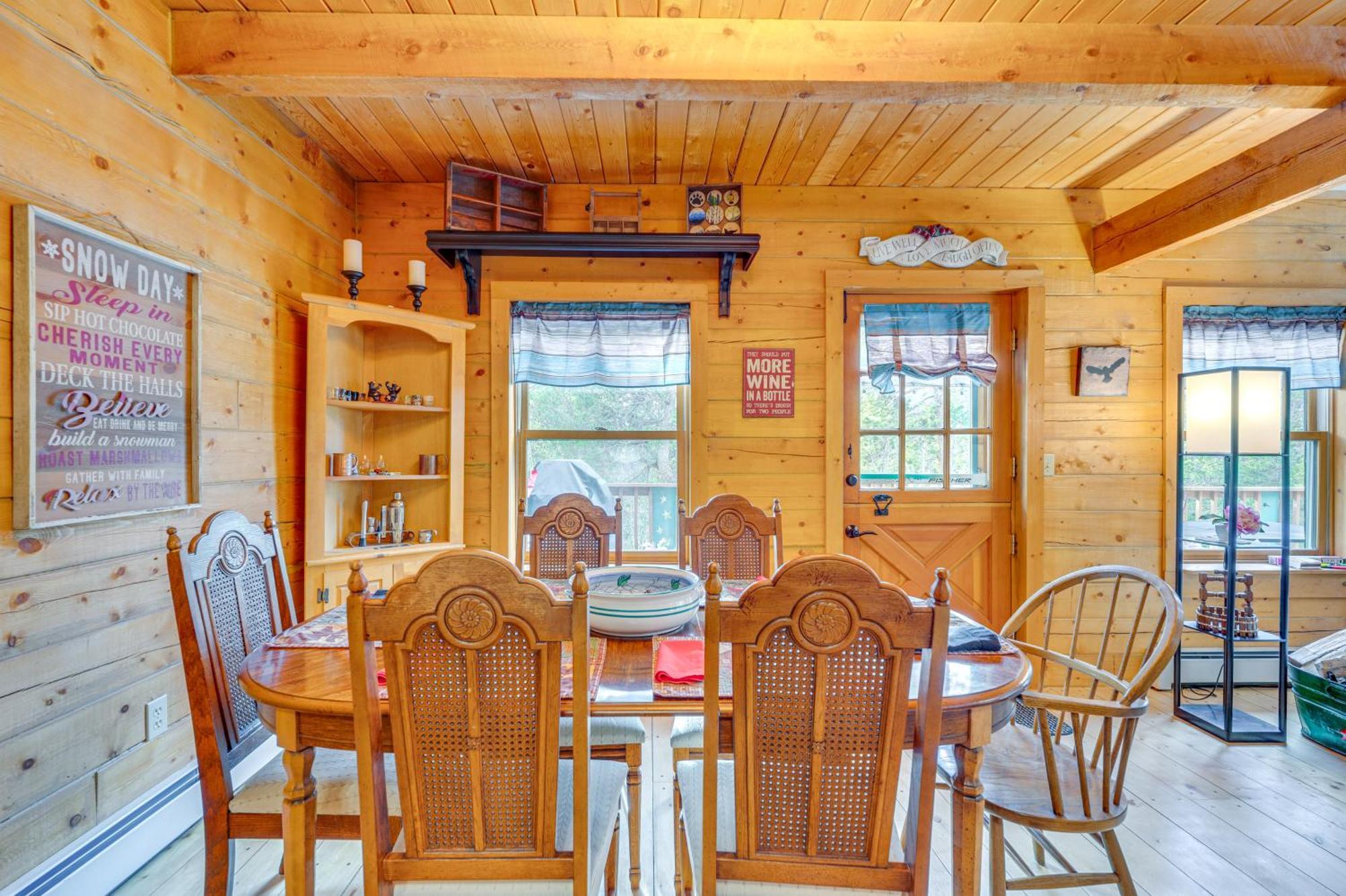 Secluded Black Hawk Log Cabin With Fire Pit! Extérieur photo