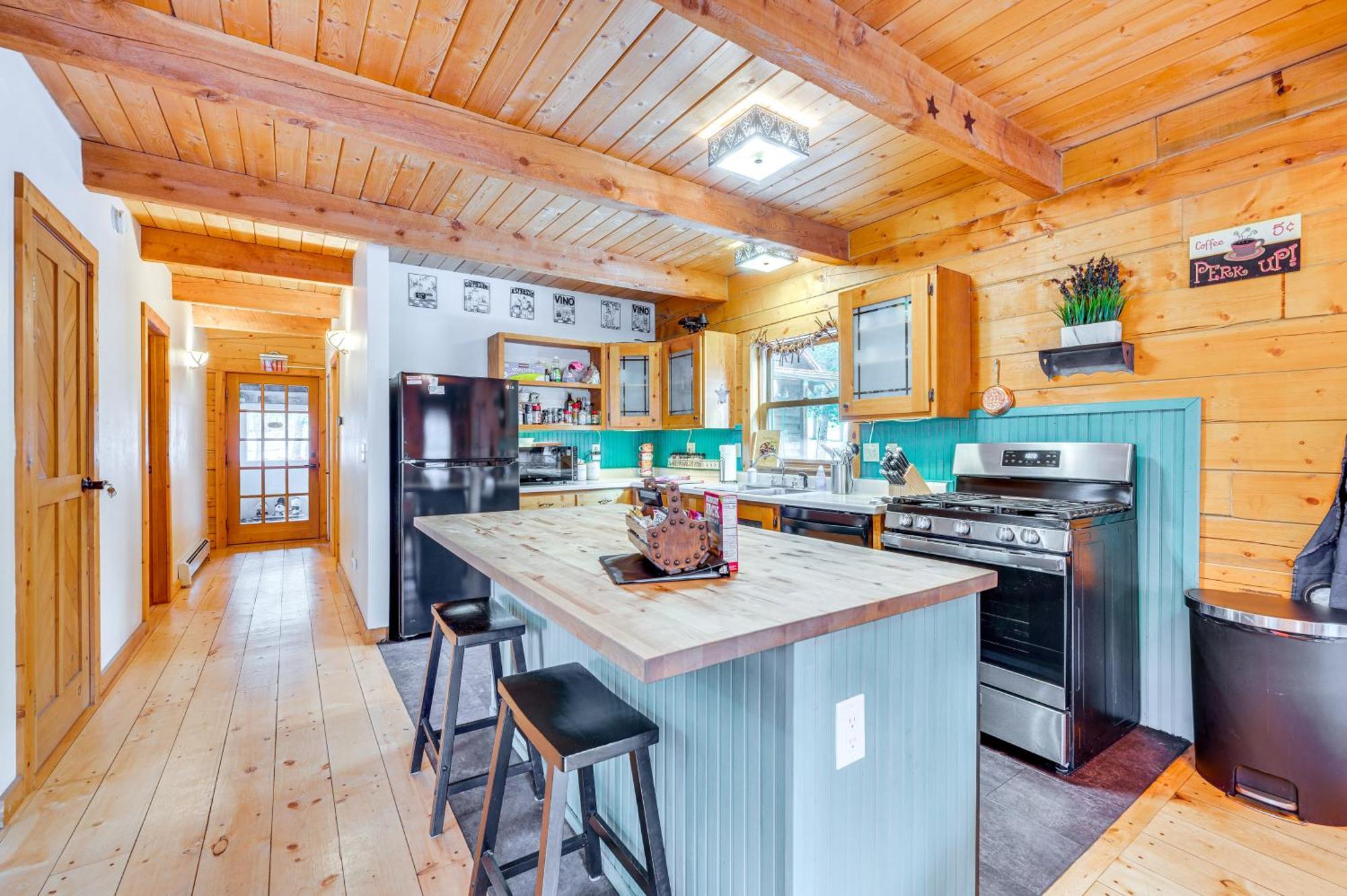 Secluded Black Hawk Log Cabin With Fire Pit! Extérieur photo