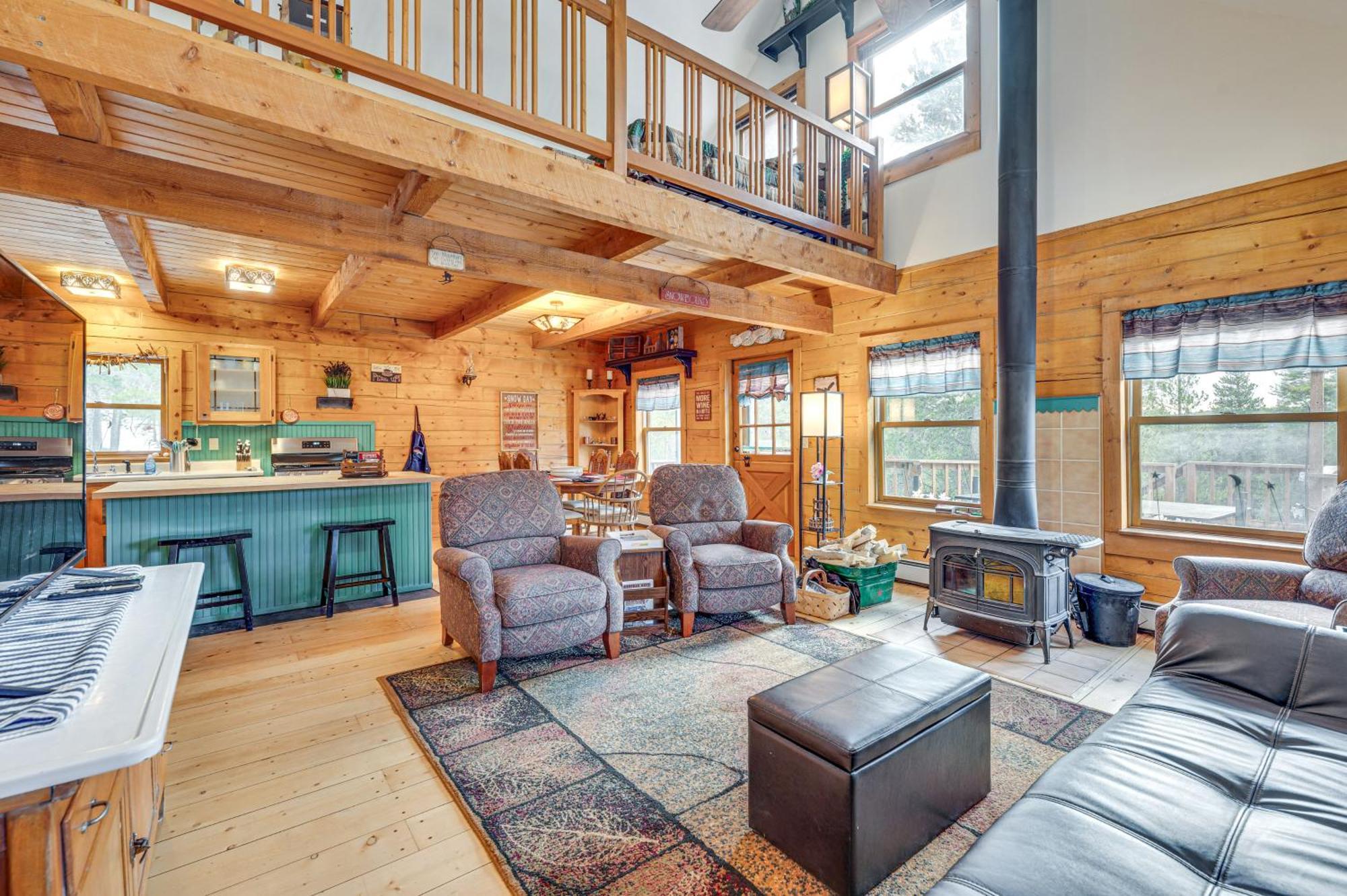 Secluded Black Hawk Log Cabin With Fire Pit! Extérieur photo