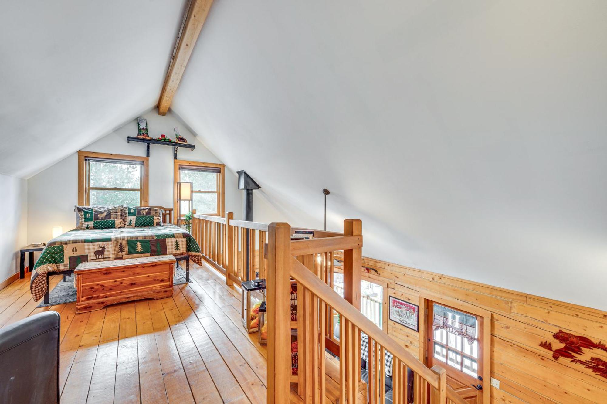Secluded Black Hawk Log Cabin With Fire Pit! Extérieur photo