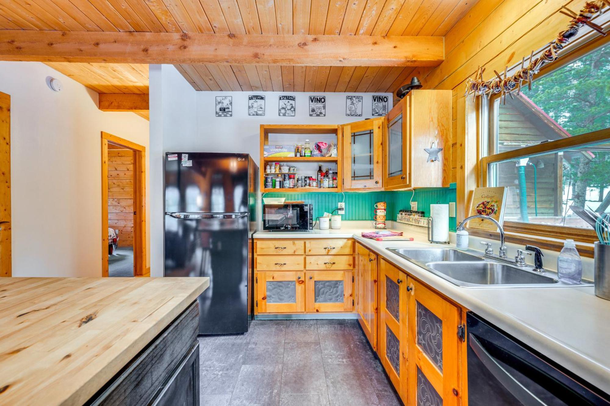 Secluded Black Hawk Log Cabin With Fire Pit! Extérieur photo