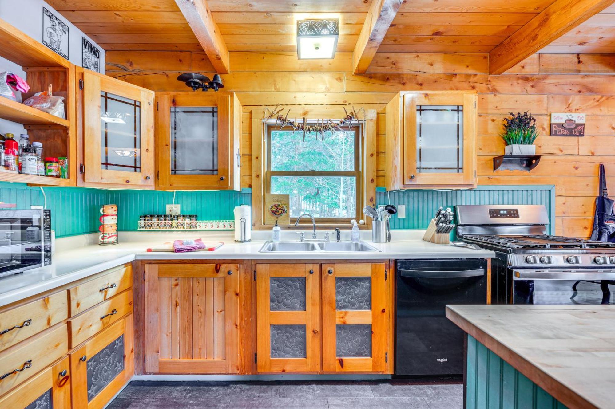 Secluded Black Hawk Log Cabin With Fire Pit! Extérieur photo